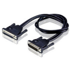 Aten 2L-2715 cable de serie Negro 15 m DB-25 Male DB-25 Female (Espera 4 dias)