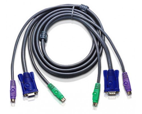 Aten 2L5003P cable para video, teclado y ratón (kvm) 3 m (Espera 4 dias)