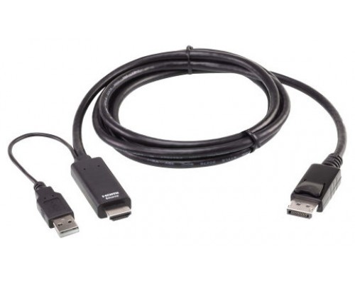 ATEN Cable HDMI a DisplayPort True 4K de 1,8 m (Espera 4 dias)