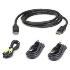 Aten 2L-7D03UDPX4 cable para video, teclado y ratón (kvm) 3 m Negro (Espera 4 dias)