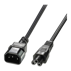 Lindy 30343 cable de transmisi&oacute;n Negro 5 m C14 acoplador C5 acoplador (Espera 4 dias)