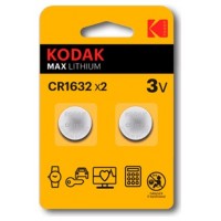 Pila Kodak Boton Litio Cr1632 3v Blister 2 Unidades