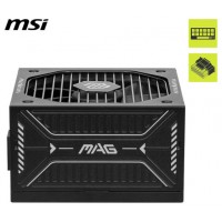 FUENTE ALIMENTACION MSI MAG A750GLS PCIE5,PSU,750W,80 PLUS GOLD,MODULAR,120MM,ACTIVE PFC,PCI-E 5.0 (16 PIN)X1,PCI-E (6+2 PIN)X4,SATA (15 PIN)X5 (Espera 4 dias)