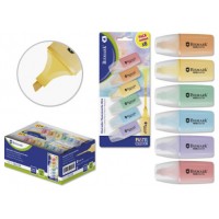 Bismark Mini Rotulador Fluorescente Pastel Blister 6 Uds (Espera 4 dias)