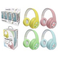 AURICULARES HEAD BLUETOOTH PASTEL LITTLE FUN (COLORES SURTIDOS) UMAY 328963 (Espera 4 dias)