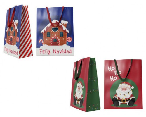 BOLSA JUMBO NAVIDAD BISMARK 332873 (MIN12) (Espera 4 dias)