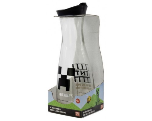 BOTELLA DE CRISTAL MINECRAFT 1000ML STOR 3449 (Espera 4 dias)