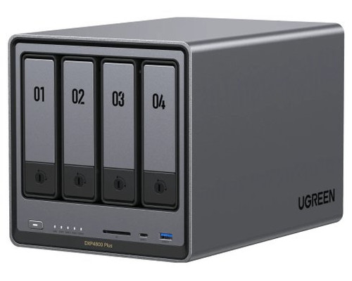 Ugreen NASync DXP4800 Plus NAS Escritorio Intel&reg; Pentium&reg; Gold 8505 8 GB DDR5 0 TB UGOS PRO (Espera 4 dias)