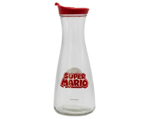 BOTELLA DE CRISTAL SUPER MARIO 1000ML STOR 3589 (Espera 4 dias)