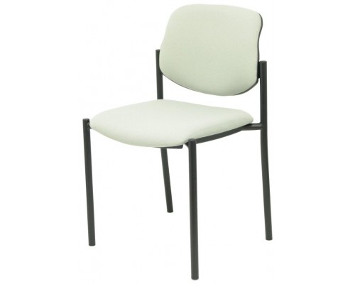 PIQUERAS Y CRESPO NOWY STYL Silla fija Styl bali gris claro chasis negro