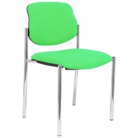 PIQUERAS Y CRESPO NOWY STYL Silla fija Styl bali pistacho chasis cromo