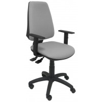 PIQUERAS Y CRESPO Silla Elche S bali gris claro brazos regulables