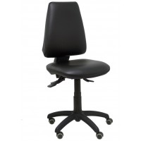 PIQUERAS Y CRESPO Silla Elche asincro similpiel negro ruedas de parque