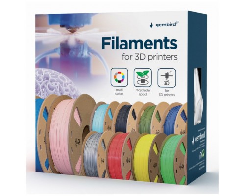FILAMENTO GEMBIRD PLA AZUL 1,75 MM 1 KG FILAMENTO GEMBIRD PLA AZUL 1,75 MM 1 KG