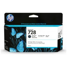 HP DesignJet T830,T730,728 Cartucho negro mate de 130ml