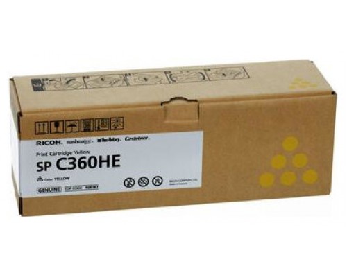 RICOH Print Cartridge Yellow SP C360HE