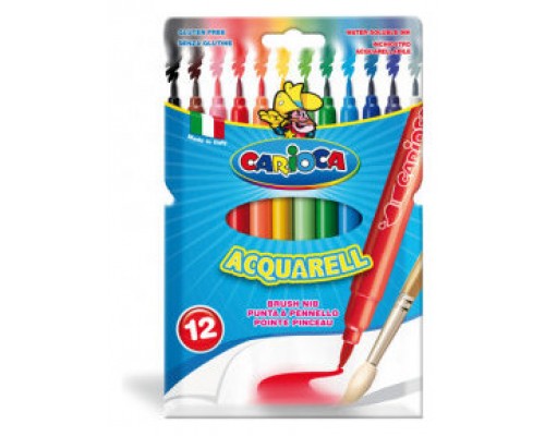 ESTUCHE ROTULADORES ACQUARELL 12 PCS CARIOCA 42747 (Espera 4 dias)