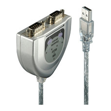 Lindy 42889 cable de serie Plata 0,6 m USB tipo A DB-9 (Espera 4 dias)