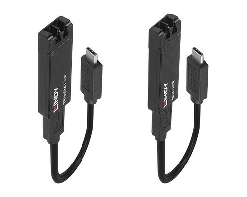 Lindy 43312 ampliador de red Transmisor y receptor de red Negro (Espera 4 dias)