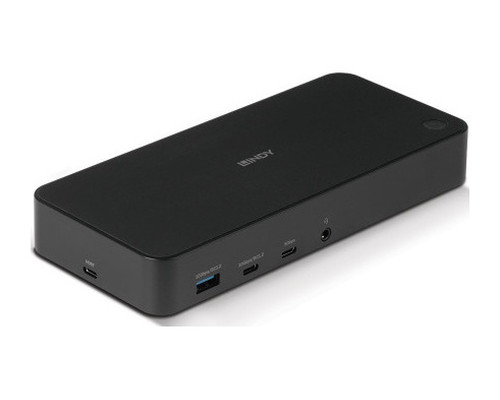 Lindy 43366 base para port&aacute;til y replicador de puertos Acoplamiento USB 3.2 Gen 2 (3.1 Gen 2) Type-C Negro (Espera 4 dias)