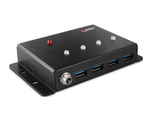 Lindy 43374 hub de interfaz USB 3.2 Gen 1 (3.1 Gen 1) Type-B 5000 Mbit/s Negro (Espera 4 dias) Lindy 43374 hub de interfaz USB 3.2 Gen 1 (3.1 Gen 1) Type-B 5000 Mbit/s Negro (Espera 4 dias)