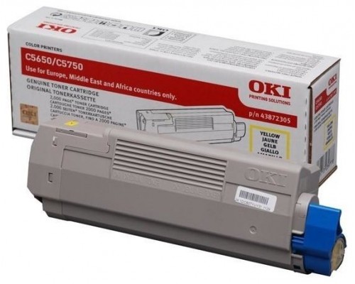 OKI TONER C5650 / C5750 - 2.000 PAG. AMARILLO