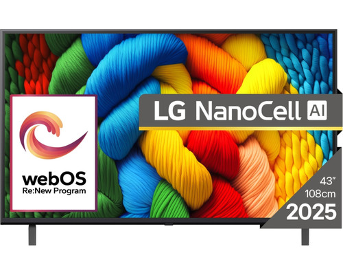 TV LG NANOCELL 43NANO80A3B 43" 4K ULTRA HD SMART TV WIFI NEGRO TV LG NANOCELL 43NANO80A3B 43" 4K ULTRA HD SMART TV WIFI NEGRO