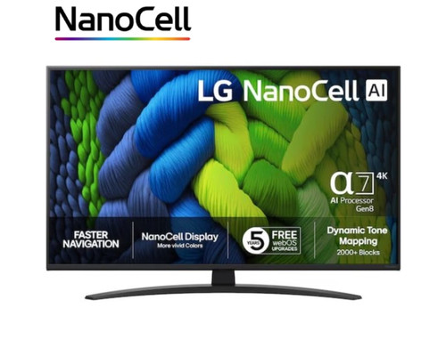 TELEVISOR LG 43NANO82A6B TELEVISOR LG 43NANO82A6B