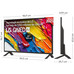 TV LG QNED 43QNED84A6C 43" 4K UHD SMART TV WiFi BLUETOOTH VRR HDR10 TV LG QNED 43QNED84A6C 43" 4K UHD SMART TV WiFi BLUETOOTH VRR HDR10