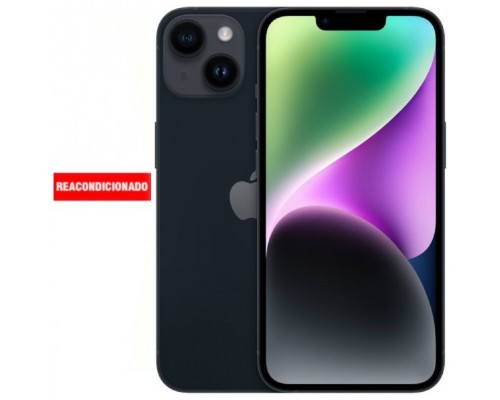 APPLE iPHONE 14 256GB MEDIANOCHE REACONDICIONADO GRADO B (Espera 4 dias)