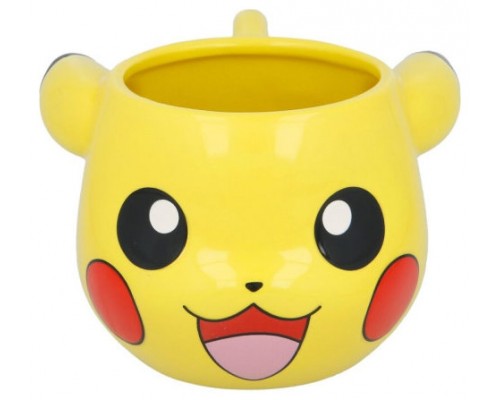 TAZA 3D EN CAJA REGALO CABEZA PIKACHU 500 ML STOR REDSTRING 44674 (Espera 4 dias)