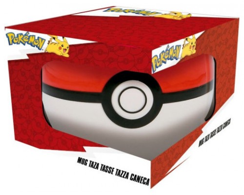 TAZA 3D EN CAJA REGALO POKEBALL 490 ML STOR REDSTRING 44675 (Espera 4 dias)