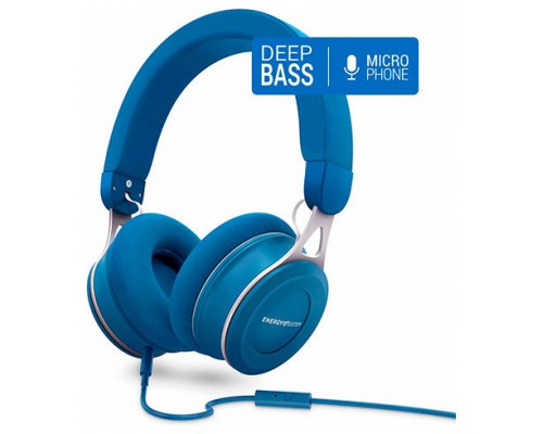 Headset Energy Sistem Urban 3 Blue Con Microfono, Jack