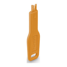 Lindy 47896 bloqueador de puerto Llave de bloqueador de puerto RJ-45 Naranja Acrilonitrilo butadieno estireno (ABS) (Espera 4 dias)