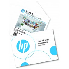 HP Advanced Photo Paper, Glossy, 65 lb, 5 x 5 in. (127 x 127 mm), 20 sheets