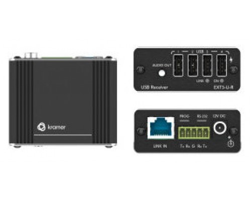 Kramer Electronics EXT3-U-R Transmisor y receptor de señales AV (Espera 4 dias)