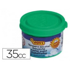 ESTUCHE T&Eacute;MPERA ESCOLAR 5 BOTES 35 ML - VERDE MEDIO JOVI 50317 (Espera 4 dias)
