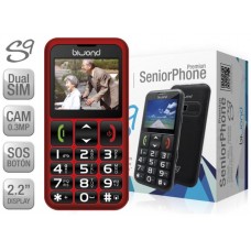 Teléfono Biwond S9 Dual SIM SeniorPhone Rojo (Espera 2 dias)