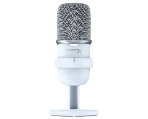 HyperX SoloCast - USB Microphone (White) Blanco Micrófono para videoconsola (Espera 4 dias)