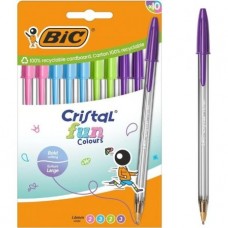 BOLIGRAFO TINTA BIC FUN SURTI 10U BOLIGRAFO TINTA BIC FUN SURTI 10U