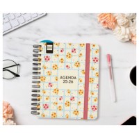 AGENDA DOCENTE 2025-2026 MAGISTRAL DESIGN 4º 155X212 SEMANA VISTA HORIZONTAL FLOWERS+ FINOCAM 533580226 (Espera 4 dias)