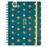 AGENDA ESCOLAR 2025-2026 CURSO COSMO 4º 155X212 SEMANA VISTA HORIZONTAL STARS+ FINOCAM 537050126 (Espera 4 dias)