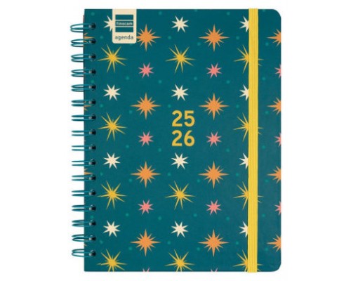 AGENDA ESCOLAR 2025-2026 CURSO COSMO 4º 155X212 SEMANA VISTA HORIZONTAL STARS+ FINOCAM 537050126 (Espera 4 dias)