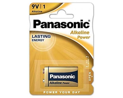 PILA PANASONIC LR61 ALKALINE 9V 1 UNIDAD (Espera 4 dias)