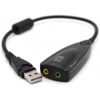 Adaptador Externo Tarjeta Sonido USB 5HV2 (Espera 2 dias)