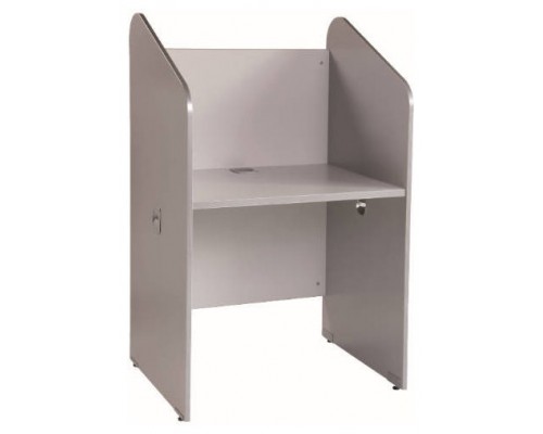 MESA CALL CENTER INDIVIDUAL ALUMINIO / GRIS. MEDIDAS 84X132X65CM ( LARGO X ALTO X PROFUNDIDAD) ROCADA 5501AB02 (Espera 4 dias)