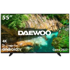 TV LED 55" DAEWOO 55DM62UA 4K UHD SMART TV (Espera 4 dias)