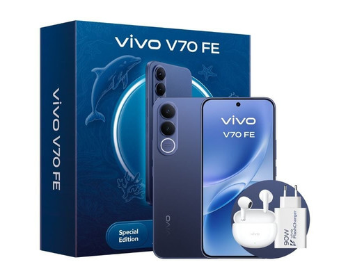 SMARTPHONE VIVO V70 FE 5G 6.83"" (8+512GB) AZUL + AURICULAR + CARGADOR (Espera 4 dias)