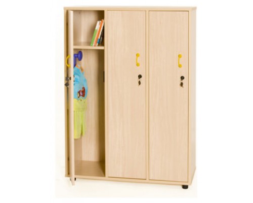 MUEBLE TAQUILLA 3 NIÑOS 125 CM ALTO CON LLAVE HAYA MOBEDUC 600614HPC18 (Espera 4 dias)