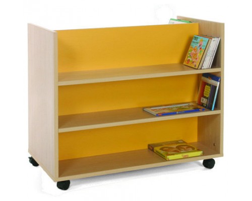 CARRO LIBRERÍA DOBLE FRONTAL HAYA MOBEDUC 600903HR18 (Espera 4 dias)